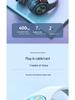 B39 Over-Ear Bluetooth Headphones: Cool Light Effects, Card Slot, Excellent Sound Quality for Male and Female Students