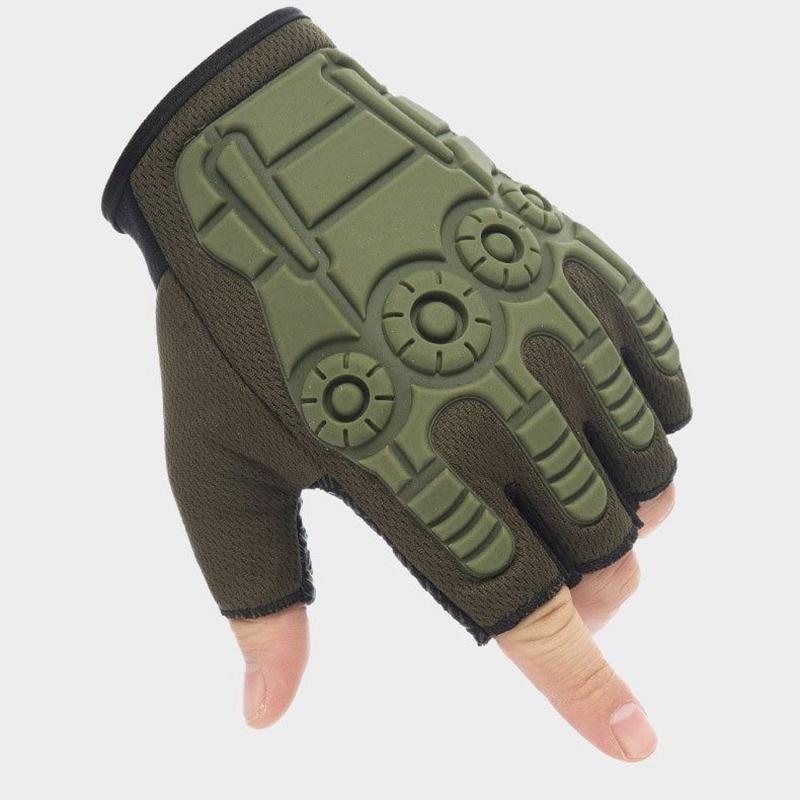 Half-finger Reel Special Forces Outdoor Non-slip Sport Riding Gloves Men Fishing Shooting Hunting Guantes Mitten