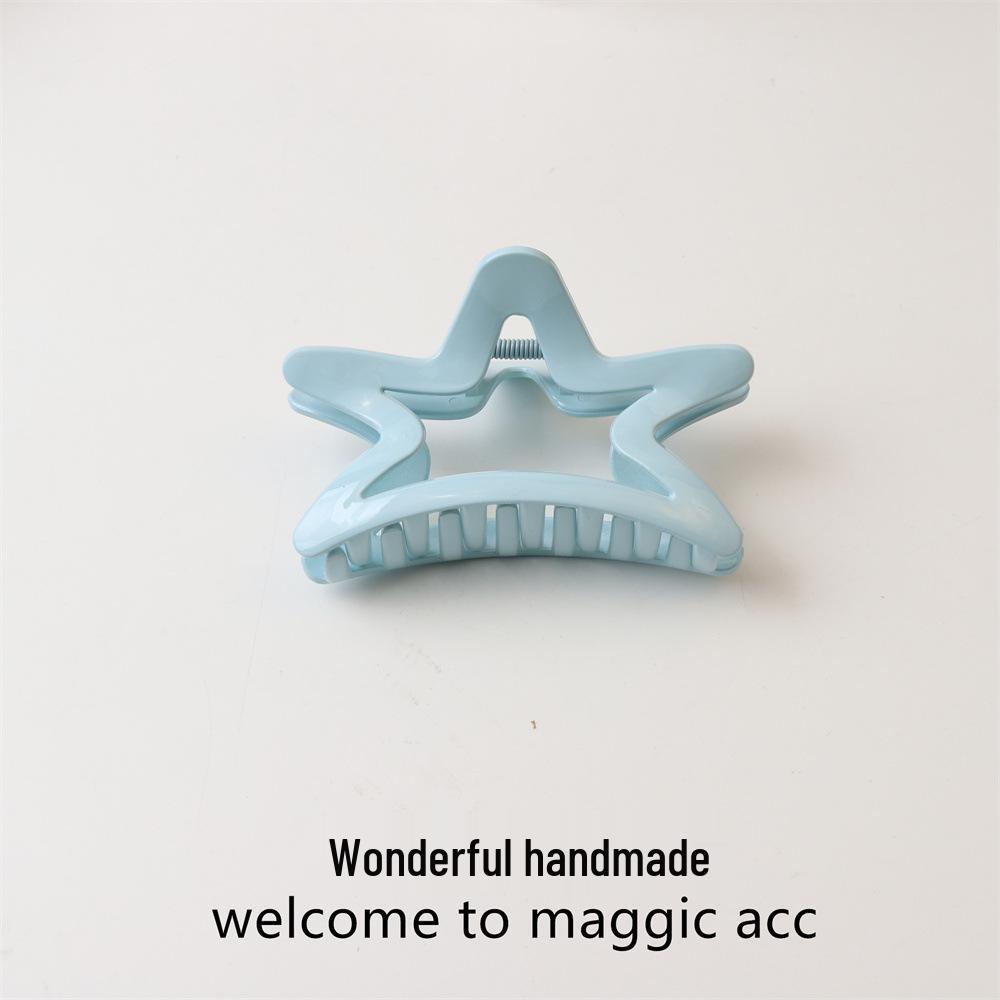 

Blue Star Design Hair Clip - Women s Updo Shark Clip Accessory