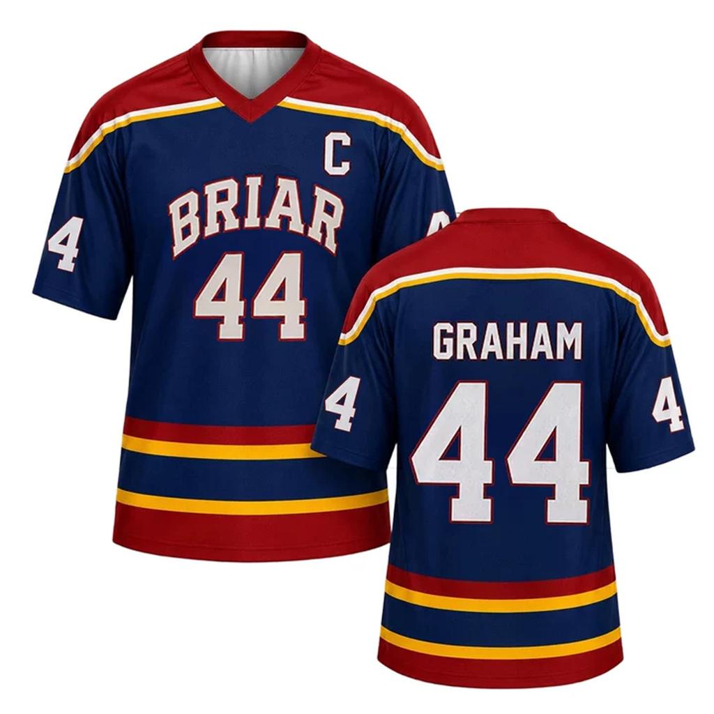 Men Women Unisex Ice Hockey Jersey Short Sleeve V Neck Sportswear Athletic Shirt Breathable Lightweight Fabric Durable Stitching