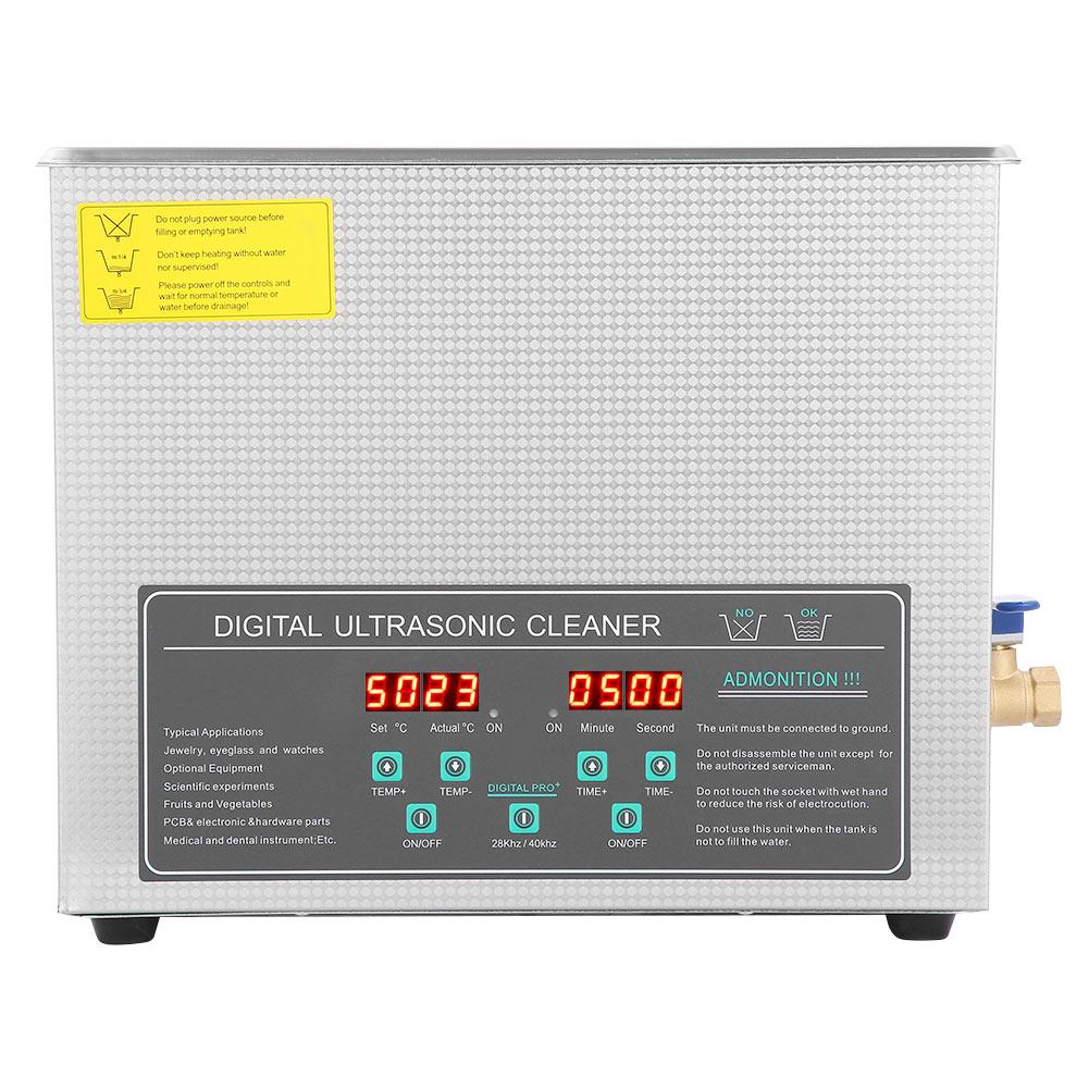 10L Double Frequency Digital Stainless Steel Ultrasonic Cleaner Cleaning Machine