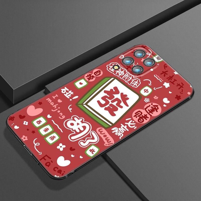 Čínský tradiční prvek Mahjong pouzdro Pro Samsung A21 A30 A50 A52 S A13 A22 A32 4G A23 A33 A53 A73 5G A12 A31 A51 A70 A71 A72