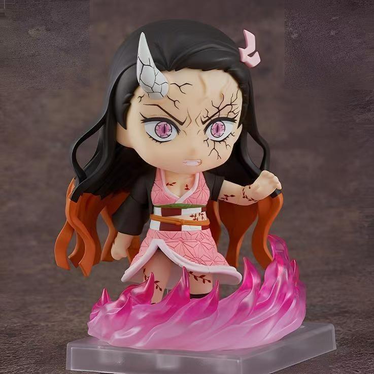 

Фигурка Nezuko из Demon Slayer из ПВХ со сменой лиц для коллекционеров аниме и для демонстрации