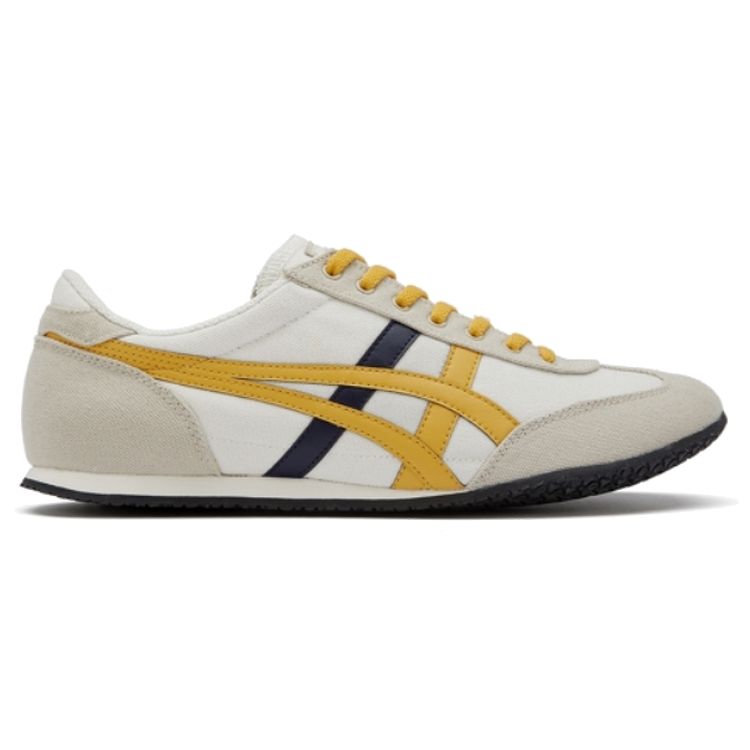 Onitsuka Tiger Machu Racer Casual Comfortable Low-Top Lifestyle Sneakers Unisex sneakers White Yellow 1183A858-104