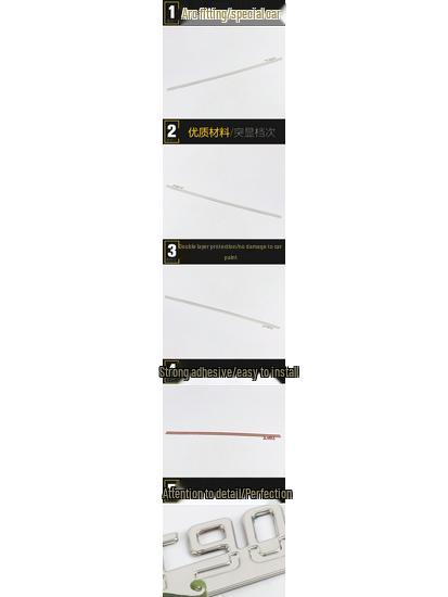 Venucia T90 Rear Trim Tailgate Protective Sticker