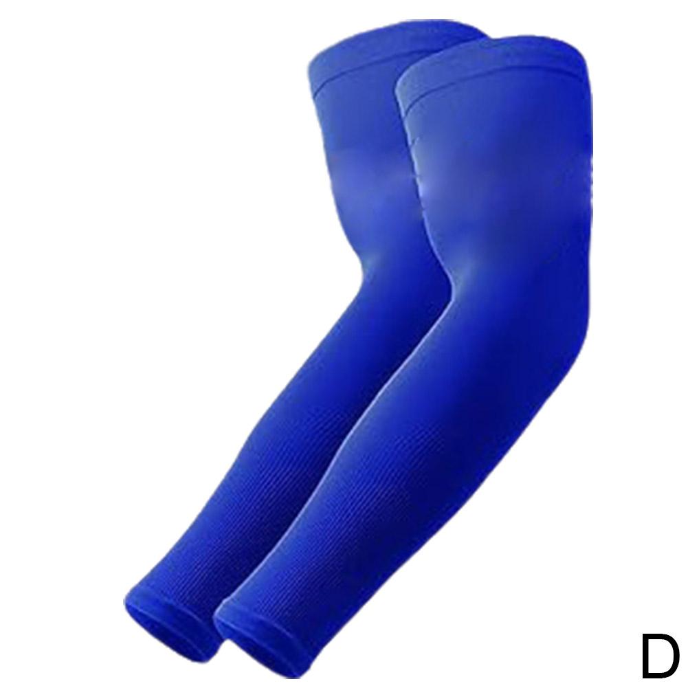 

Basketball Running Sportswear Outdoor Sport Arm Sleeves Sun Protection Stretchy Fishing Cycling Outdoor Cooling Hand Cover M синий