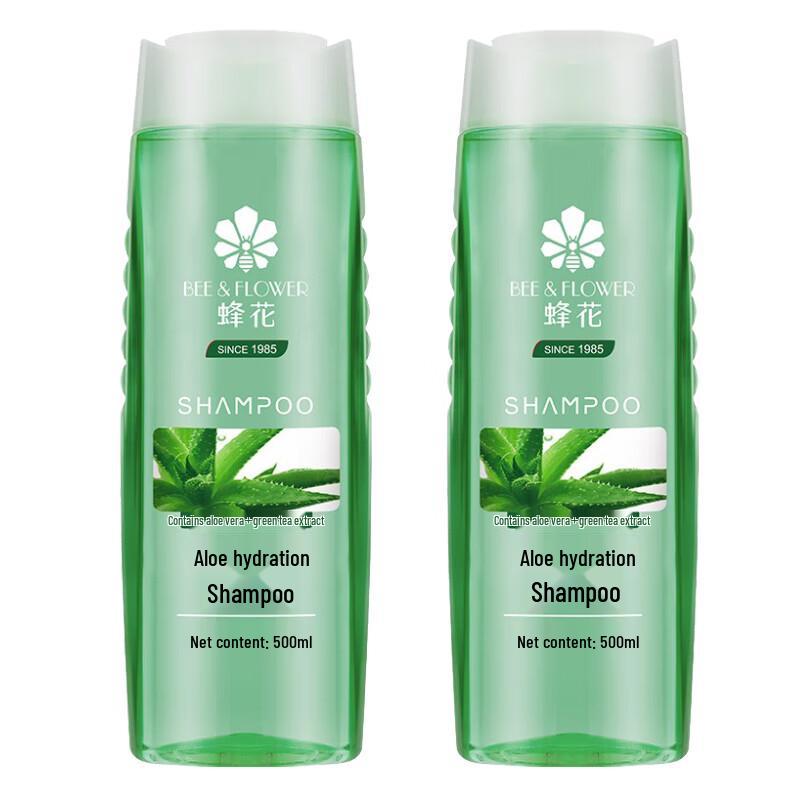

Bee Flower Aloe Vera Hydrating Shampoo with Green Tea Extract (2 x 500ml)