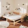 VidaXL Sliding Bed Solid Pine Wood 2x(90x200) Cm 806965