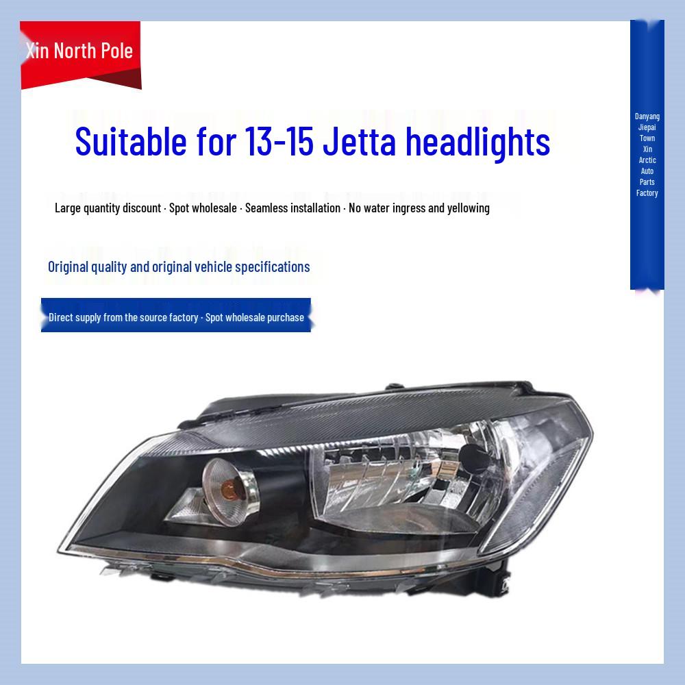 13-15 Volkswagen Jetta Headlight Assembly: New King Front Headlight