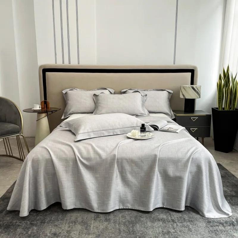 

New Bamboo Fiber Three-Piece Set of Summer Sleeping Mat Bed Sheet Machine Washable Mat Bamboo Soft Seat Viscose Fiber Mat 245 250 M3 set