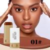 Color-Changing Hydrating Foundation Stick: 6 Shades for Radiant, Natural Coverage and Moisturizing Concealment.