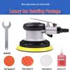 Taiwan Industrial-Grade Pneumatic Grinder with Dust Extraction and Round Sandpaper.