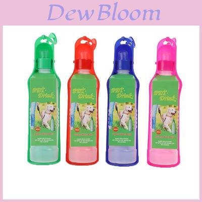 Botella de Agua de Plástico Duradero para Mascotas Dispensador Automático de Agua para Perros Para Actividades al Aire Libre Venta al por Mayor de Suministros para Mascotas
