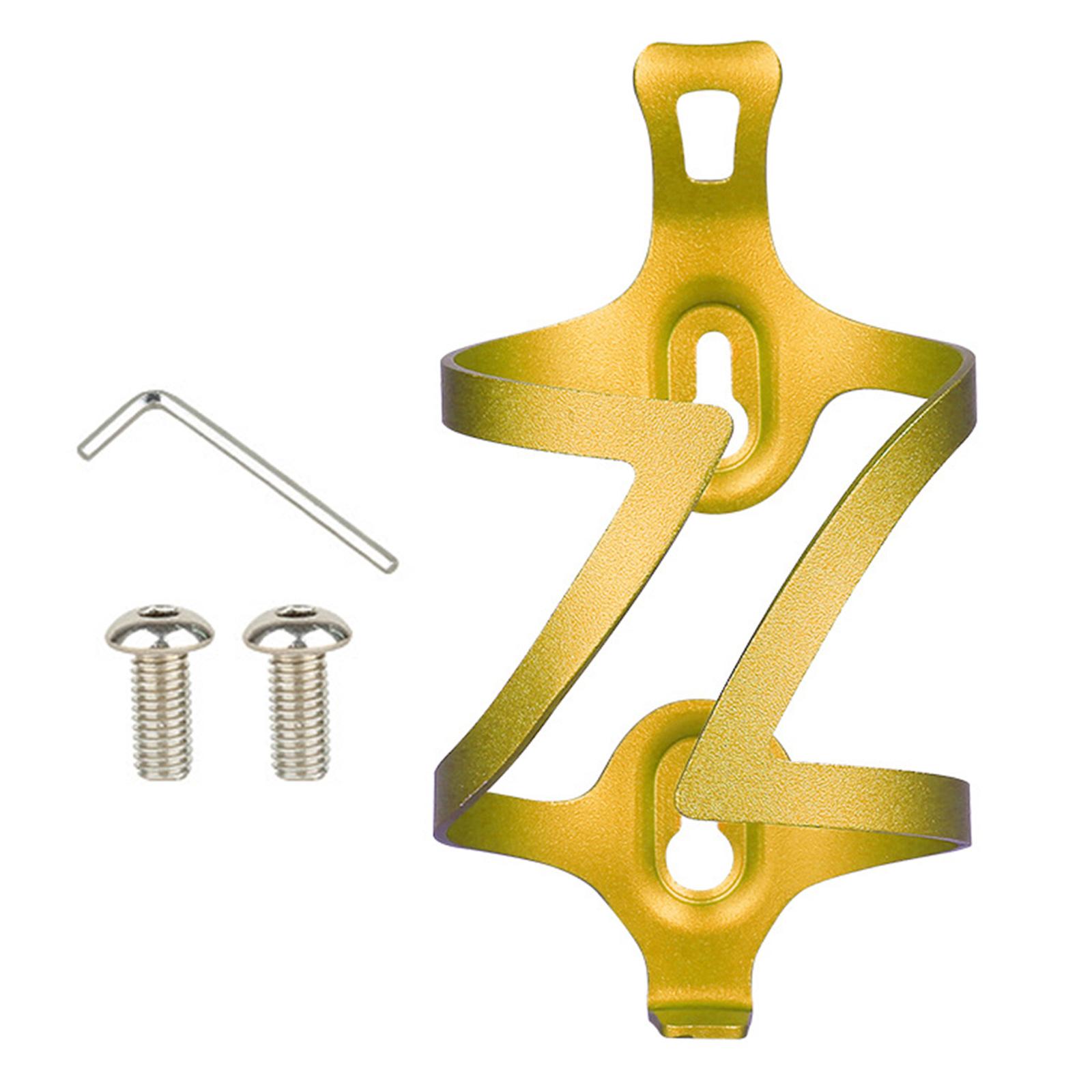 

Bike Water Bottle Holder Universal Bike Bottle Cage Water Drink Holder with Screws and Tool for Road Bike Mountain Bike 1 золотой