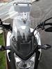 Chelhead Motorcycle Extended ABS Adjustable Front Windscreen with Installation Universal Fit for BMW F800 Transparent Windshield, Material,