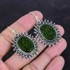 Moldavite Earrings Natural Gemstone Earring 925 Sterling Silver Earring Handmade Earring Moldavite Jewelry Dainty Earrings Anniversary Gifts