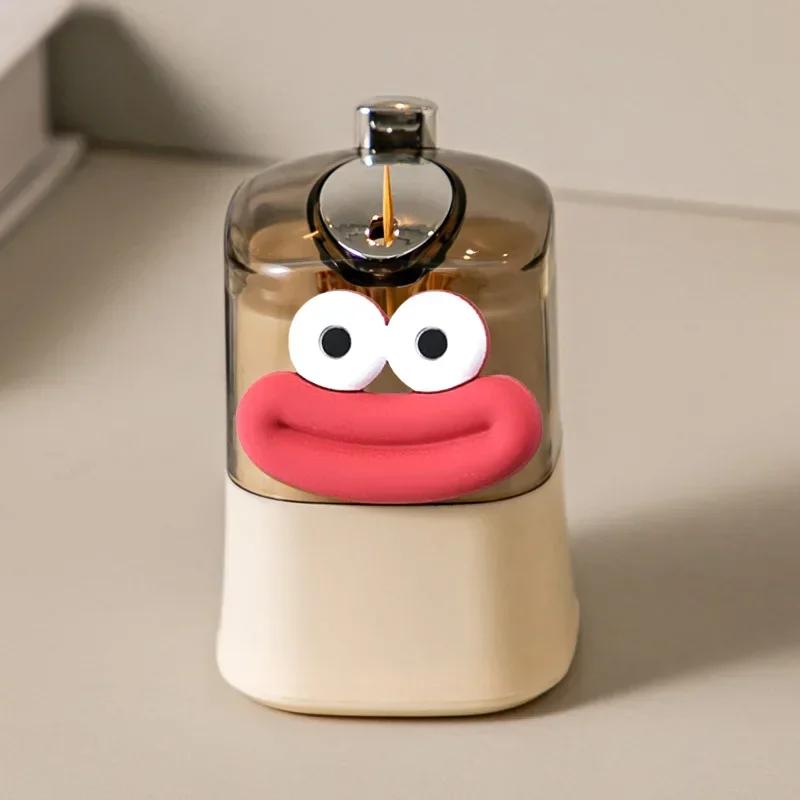 

Креативный ящик для хранения зубочисток с автоматически выдвижным ящиком для зубочисток, для гостиной, столовой, держатель для зубочисток нажимного типа