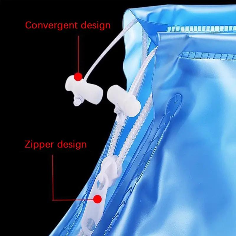 Waterproof Rain Shoes Cover Anti-Slip Reusable Shoe Cover Rain Boots Durable PVC Plastic Shoe Cover For Outdoor Walking Travel