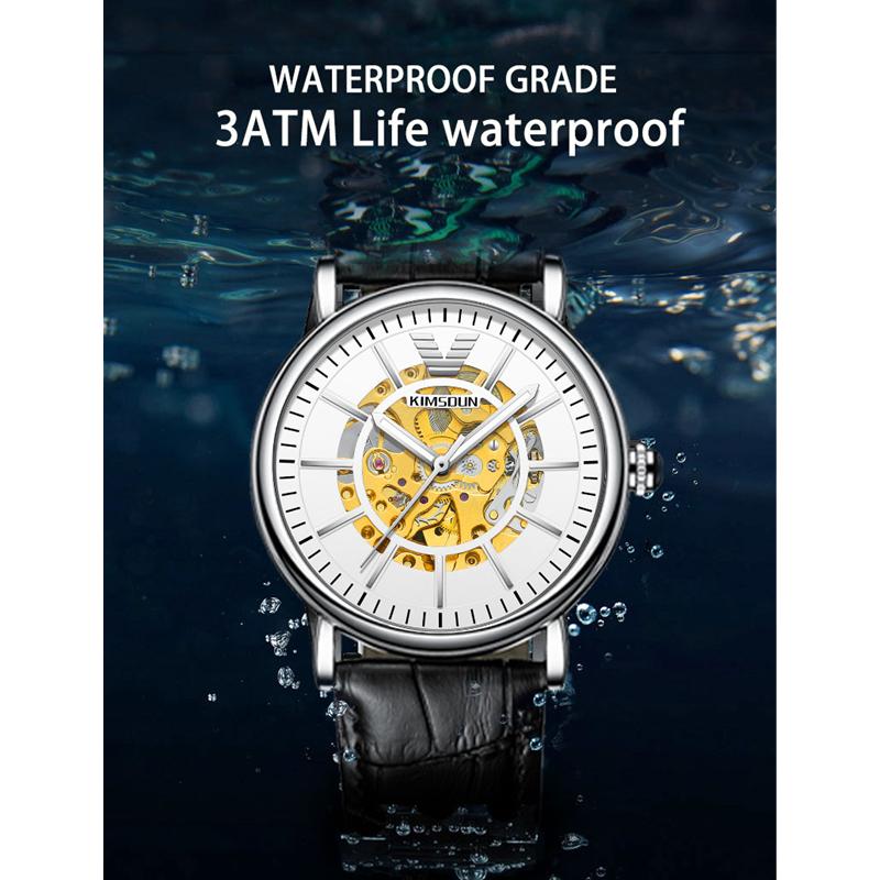 KIMSDUN Watch Men's Top Brand Luxury Clock Men's Automatic Mechanical Table Hollow Watch High-end Waterproof Business Men's Watch