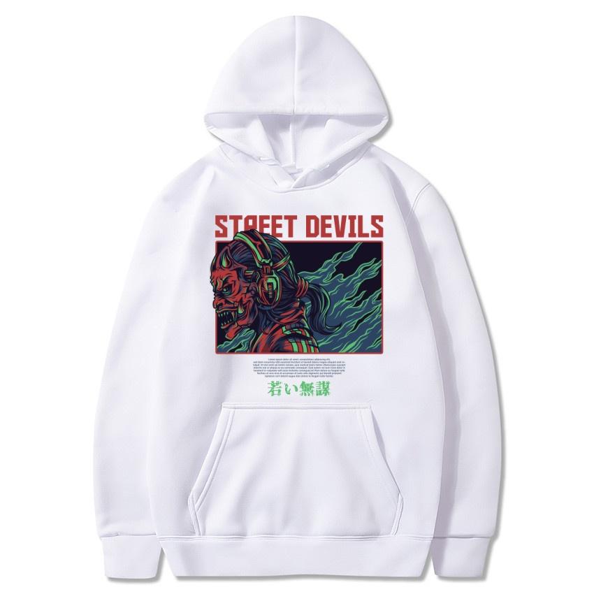 Autumn fleece hoodie youthful and fearless printed street fashion pullover men's and women's long sleeved warm hoodie