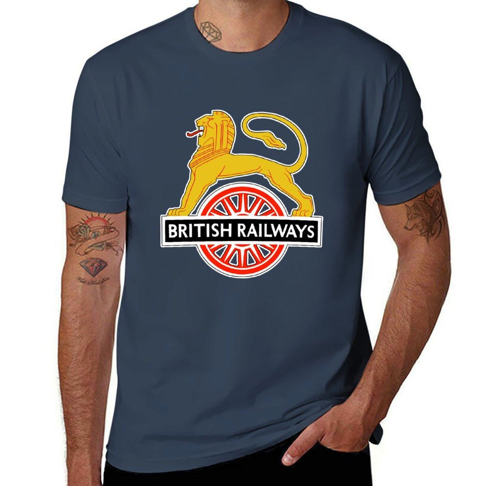 BRITISH RAILWAYS BR SIGN First logo British Railways Cycling Lion Classic TShirt Unisexs graphic t shirts TShirt S