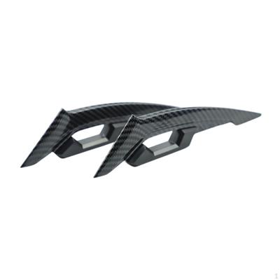 2Pcs Motorcycle Spoiler Side Winglets Modification Accessories Decorative Front Fairing