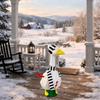Porch Winter Snowman Costume Party Patio Decoration Outdoor Atmosphere Decoration