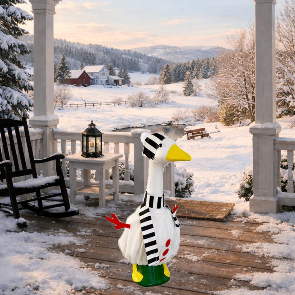 Porch Winter Snowman Costume Party Patio Decoration Outdoor Atmosphere Decoration