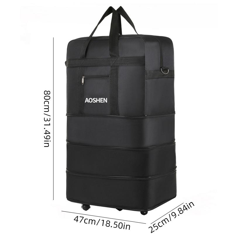 Outdoor Camping Storage Travel Bag Large-capacity Air Consignment Package Waterproof Folding Travel Wheeled Luggage Bag