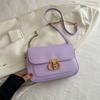 Retro fashion commuter bag women's spring new simple casual small square bag niche casual shoulder bag