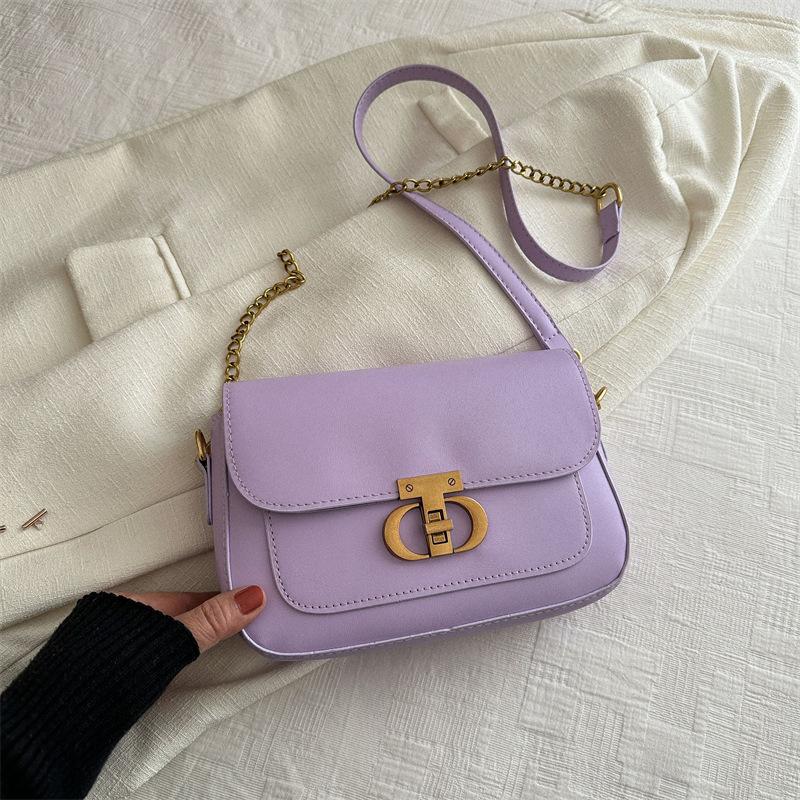 Retro Fashion Commuter Bag Women's Spring New Simple Casual Small Square Bag Niche Casual Shoulder Bag