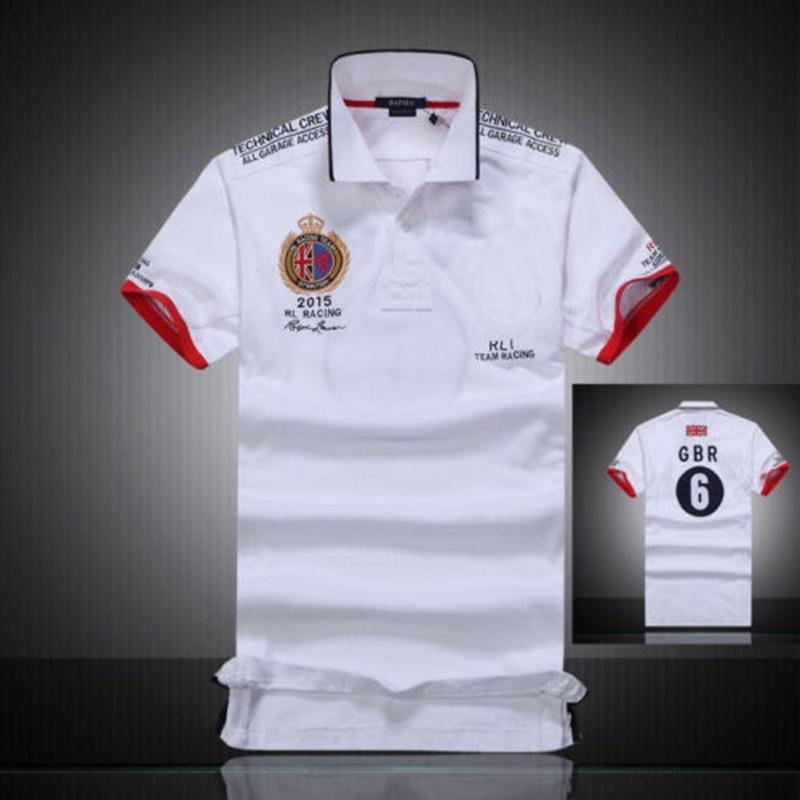 

Мужская новая футболка с коротким рукавом Rl Racing Великобритания США Италия Франция ОАЭ Футболка Униформа XXL,United Kingdom