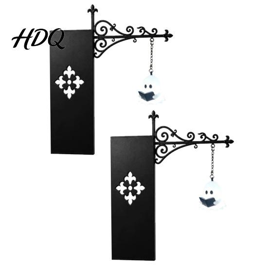 Decorative Chandelier Style Lamp Ghost Bookshelf Light Retro Lantern for Library Decor Warm LED Glow Night Light Reading Book Lovers Gothic Fantasy