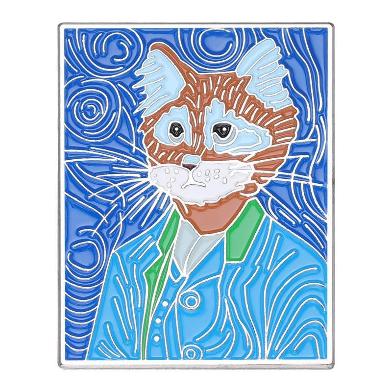 Set de Broches de Pintura al Óleo