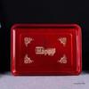 Large Rectangular Stainless Steel Tray for Weddings, Candy, Fruit, and Tea
