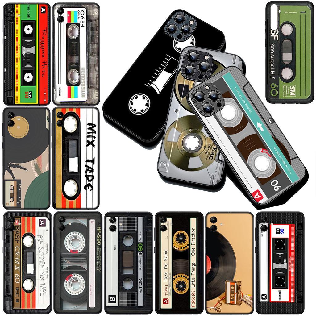 Cover for Motorola Moto G86 G57 E14 E15 G14 G34 G67 G84 G24 A54 G15 Power E22 Phone Case Cassette Retro Camera Vintage Tape