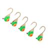5PCS Ice Fishing Hook Sharp Compact Size Portable Outdoor Fishing Hook for Men Fisher