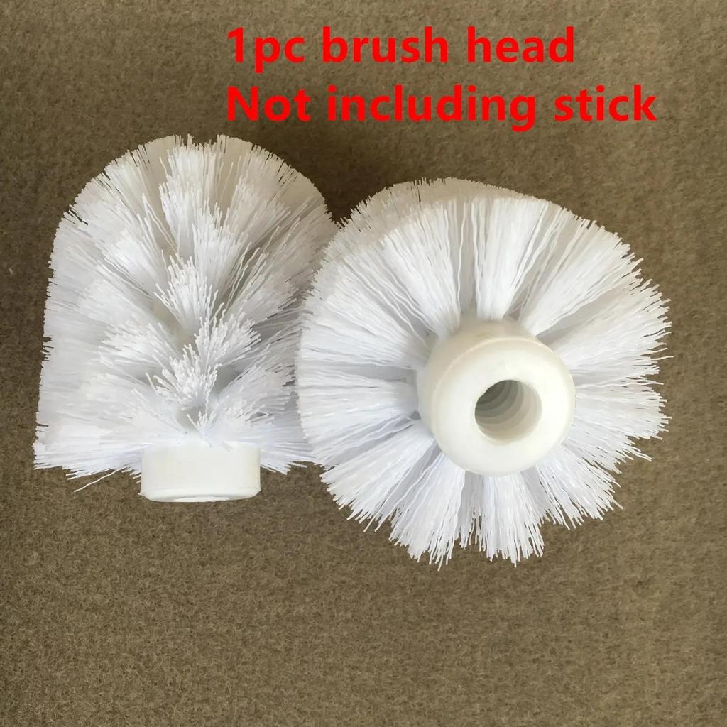 Household Bathroom Universal Replacement Toilet Brush Head Holder White Black Clean Spare Brushes Tool Toiletborstel Accessories