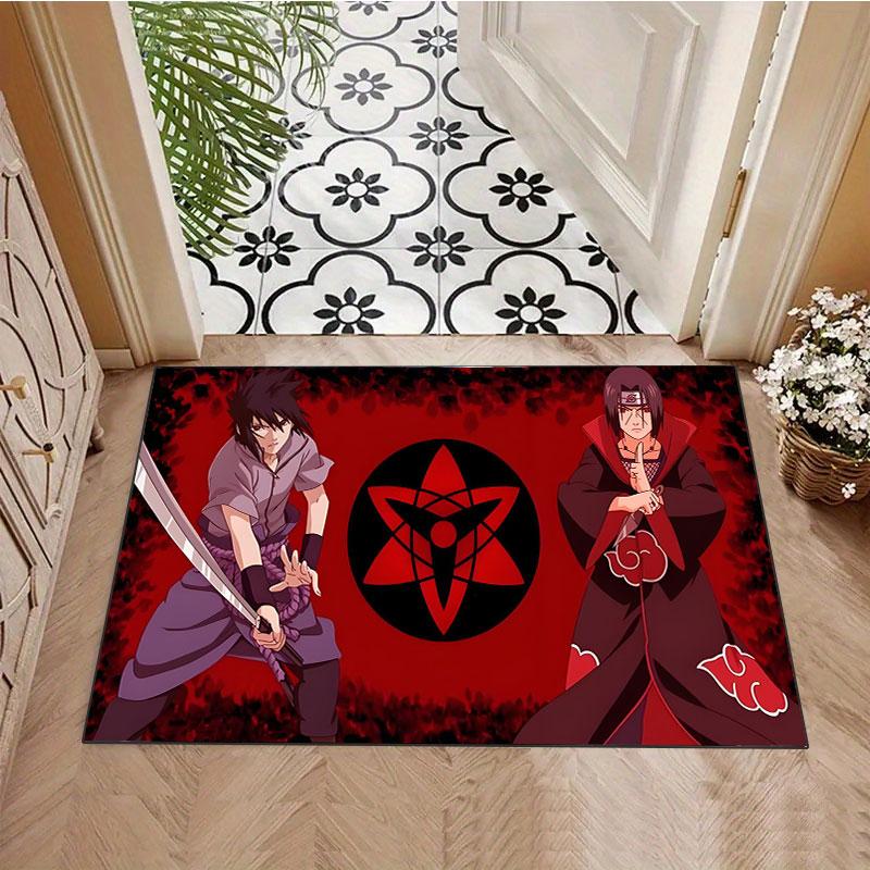 N-Naruto-themed carpet, suitable for living room, bedroom, game room, computer room and home décor.