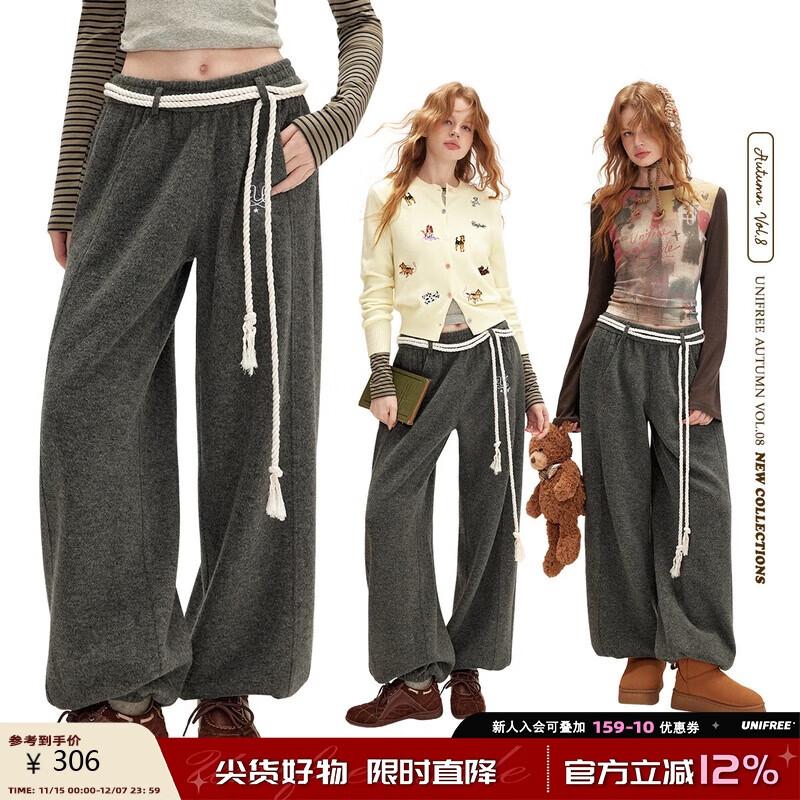 

UNIFREE Men s Wool Blend Straight-Leg Cuffed Casual Pants XL