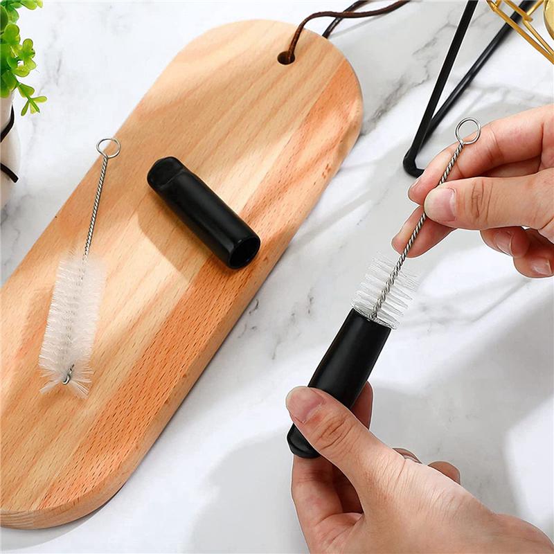 

44 Pieces Draft Beer Tap Cover Beer Tap Cleaning Brush 40 Pieces Beer Faucet Keg Caps Rubber Tap Soother Sanitary Cover-B61B чёрный