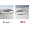 For BMW X3 G01 18-24 Silver Steel Exterior Outside Door Handle Cover Trim