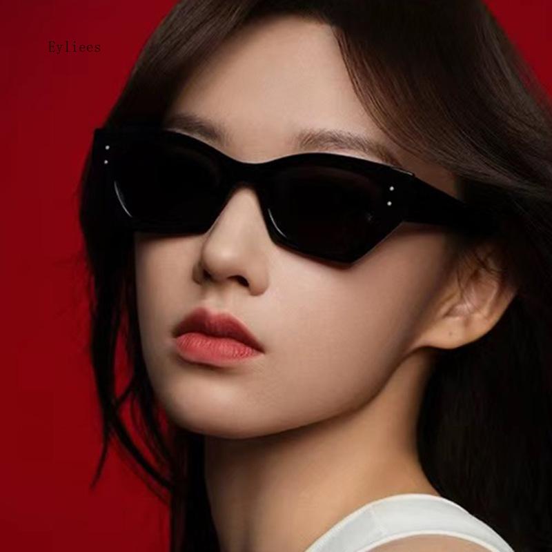 Fashion Sunglasses Classic Retro Cat Eye Glasses Women  Vintage Travel Small Rectangle Sun Glasses Female Eyewear Shade