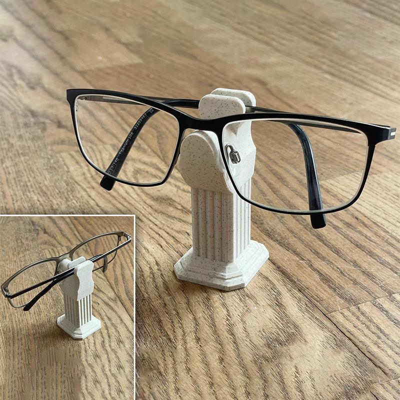 Minimalist Roman Column Glasses Holder Roman Column Ornament Glasses Desktop Organizer Home And Office Desk Decorative Gift