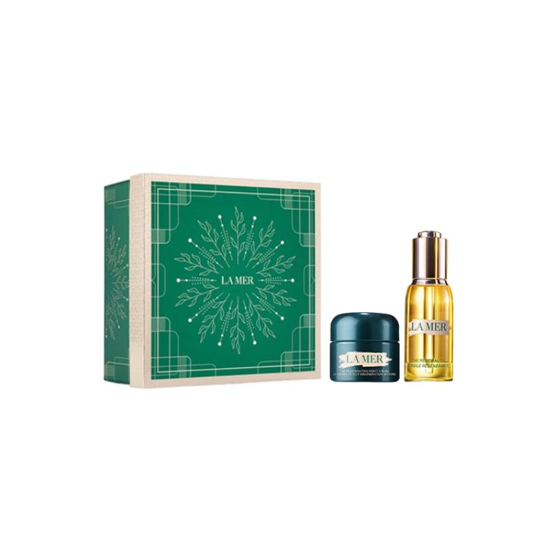 LA MER Miracle Serums Oil Night Cream Soothing Skincare Set 2025 Christmas Collection Tightening Hydrating Gentle
