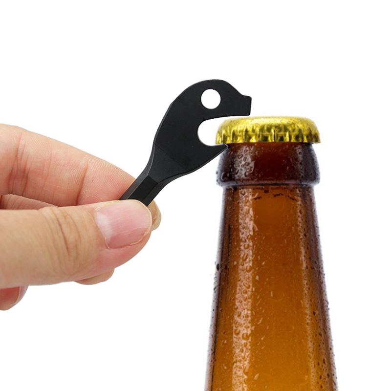 Keychain Multitool Bottle Opener and Screwdriver Key Shape Phillips Pocket Repair Tool