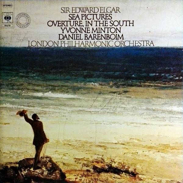 

LP Record SIR EDWARD ELGAR YVONNE MINTON DA Sea Pictures Overture In The Sou 76579 CBS MASTERWORK 1977 Europe Classical Used