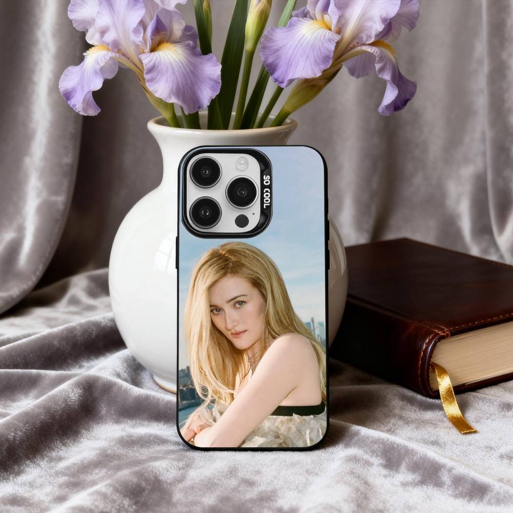 Beautiful S-Sarah P-Pidgeon Actress Phone Case For iPhone17,16,15,14,13,12,11 Plus,Pro Max Candy Silver Plated Inside Cover