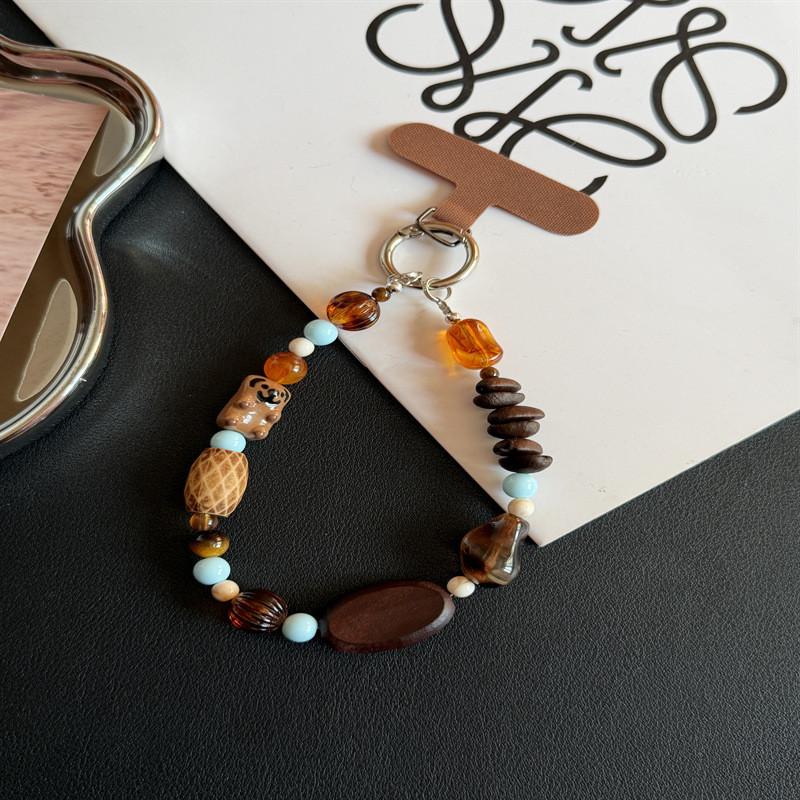 Handmade Pvc Phone Lanyard With Dog And Star Pendants For Men Women