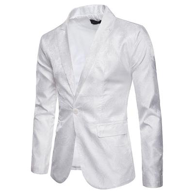 Stilvoller Ein-Knopf-Blazer für Herren, schmal geschnitten